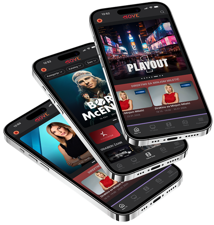 MOVE TV app on phones